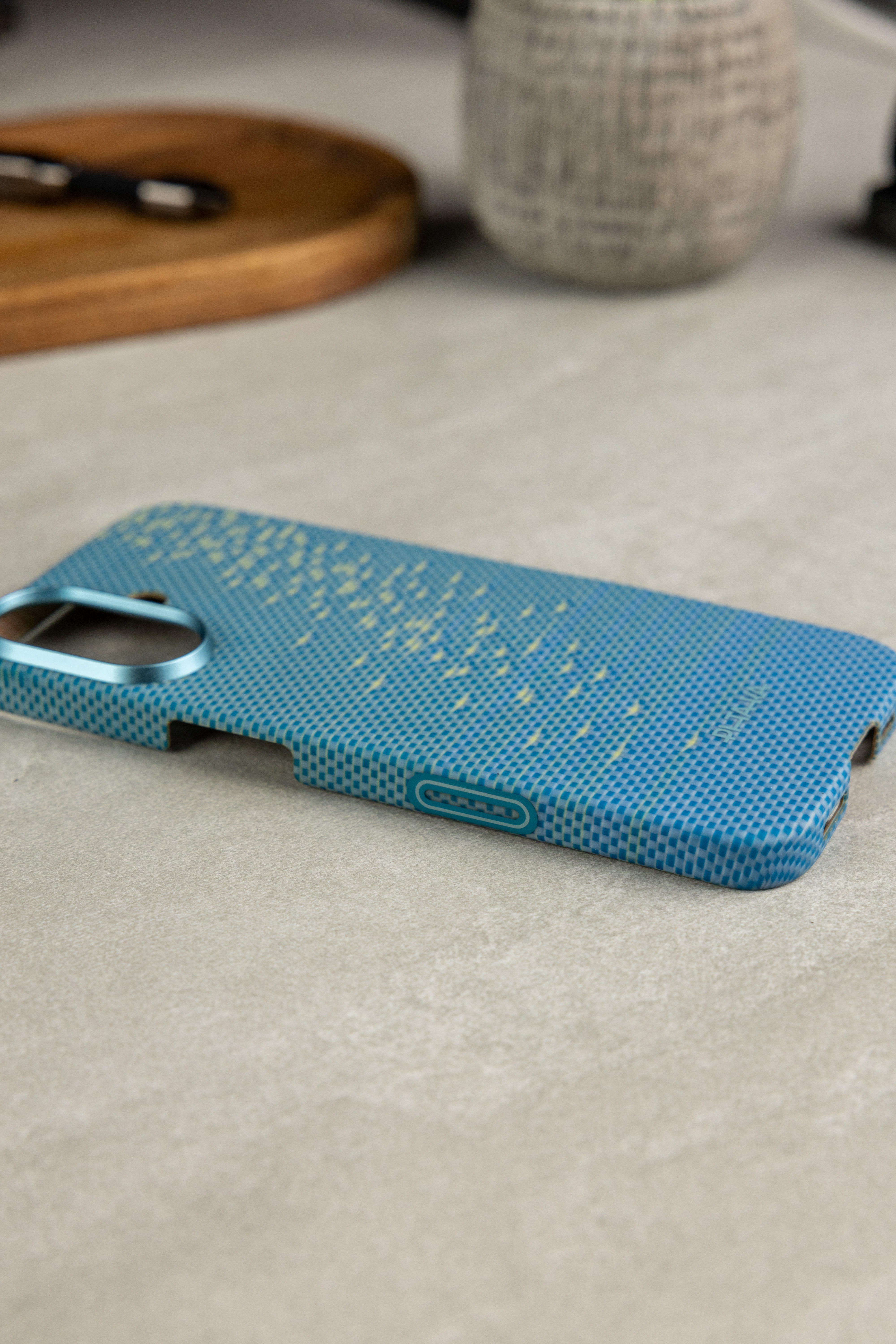 Чохол Pitaka Ultra-Slim PitaTap на iPhone 17 Lucid Blue - 3